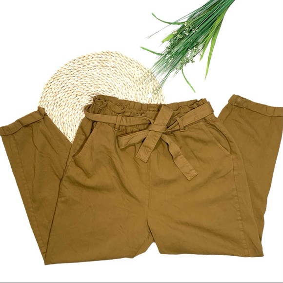 Thread & Supply Pants - Thread & Supply Brown Paper Bag Ankle Pant Sz M